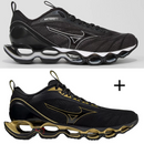 Kit 02 pares de Tênis Unissex -MizunoWaveProphecy11-