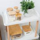 CARRINHO MULTIUSO 3 ANDARES CANTOS QUADRADOS BRANCO ou PRETO 🔥 Ultimo dia de promoção + KIT 10 POTES HERMÉTICOS🔥